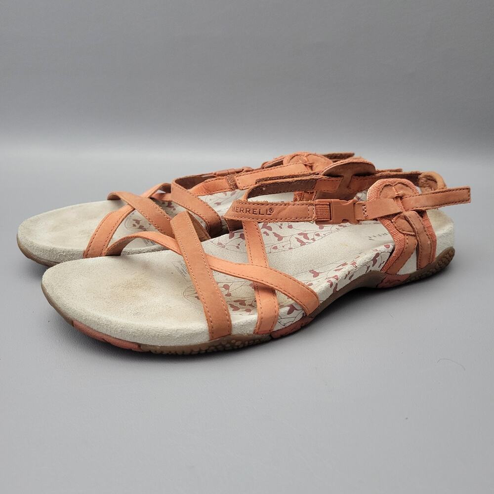 Merrell Women's Size 10 Sandals Walking Sport San Remo Rust Orange